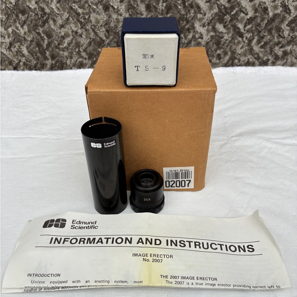 Edmund Scientific 2007 Image Erector 1.25" Telescope Accessory w/ 20x Component